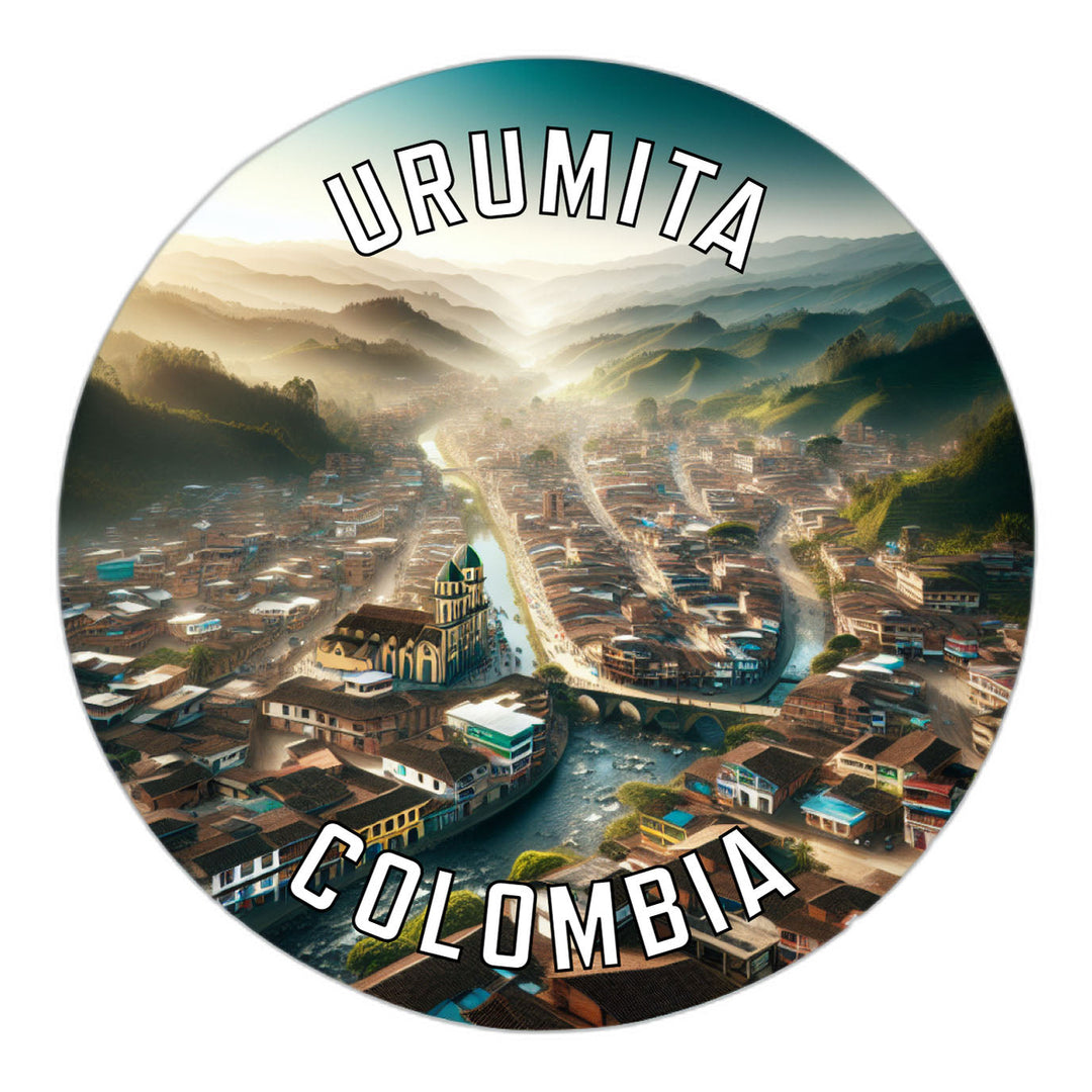 Urumita Colombia Souvenir Die Cut Flat Magnet Image 1