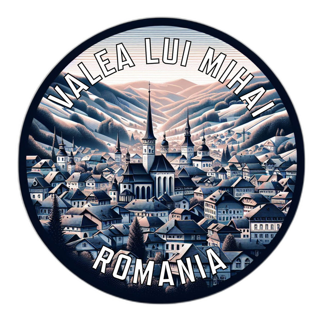 Valea lui Mihai Romania Souvenir Die Cut Flat Magnet Image 1