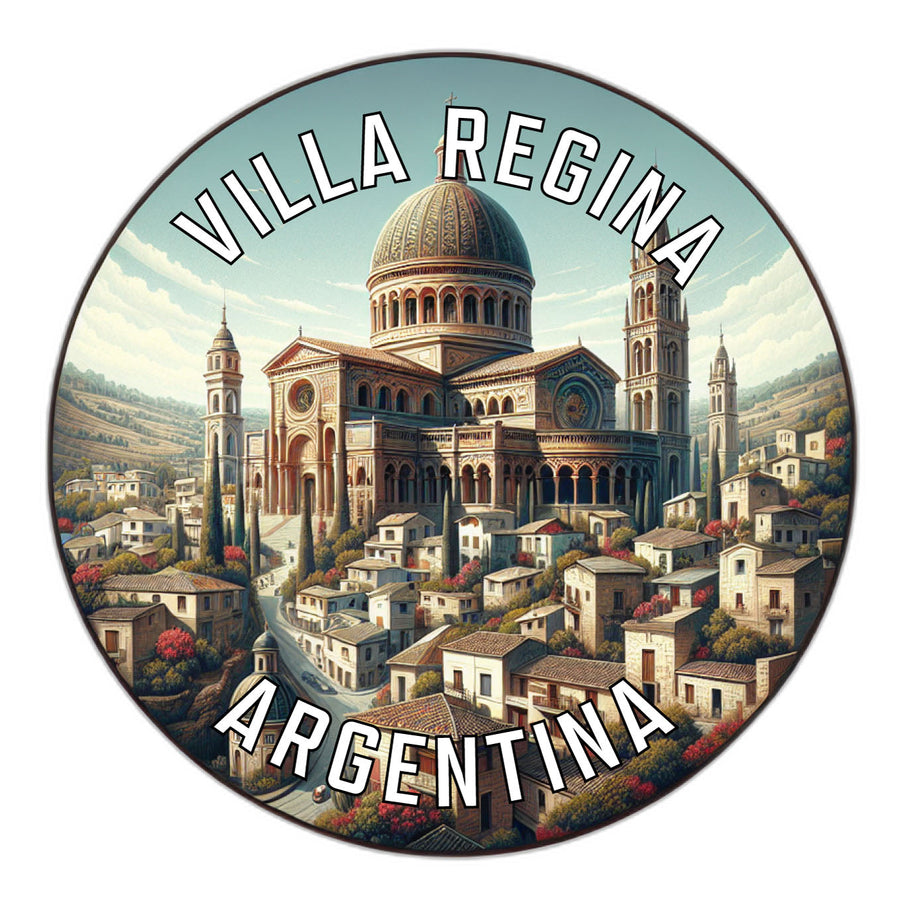 Villa Regina Argentina Souvenir Die Cut Flat Magnet Image 1