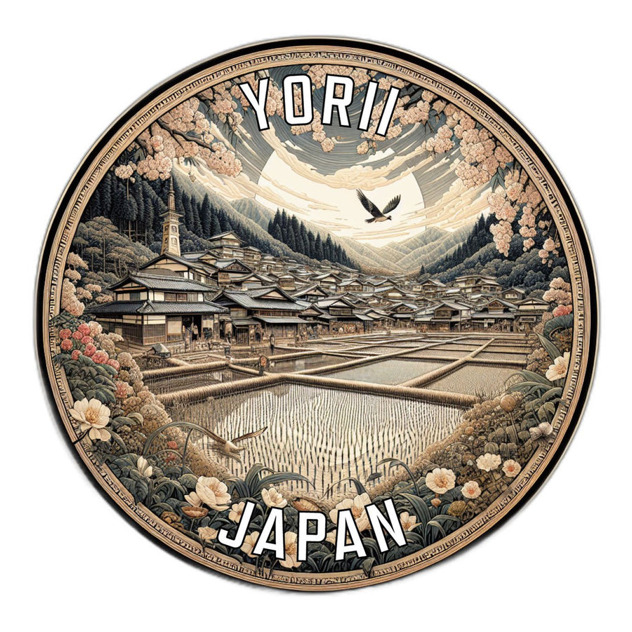 Yorii Japan Souvenir Die Cut Flat Magnet Image 1