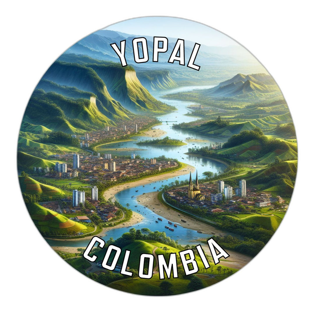 Yopal Colombia Souvenir Die Cut Flat Magnet Image 1