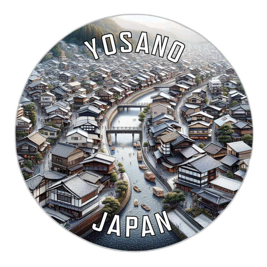 Yosano Japan Souvenir Die Cut Flat Magnet Image 1