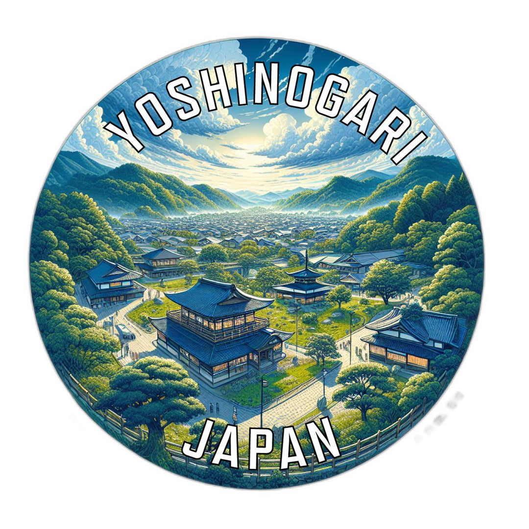 Yoshinogari Japan Souvenir Die Cut Flat Magnet Image 1