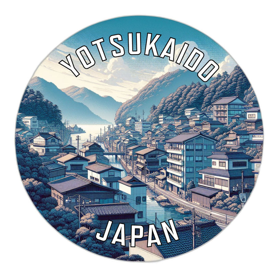 Yotsukaido Japan Souvenir Die Cut Flat Magnet Image 1