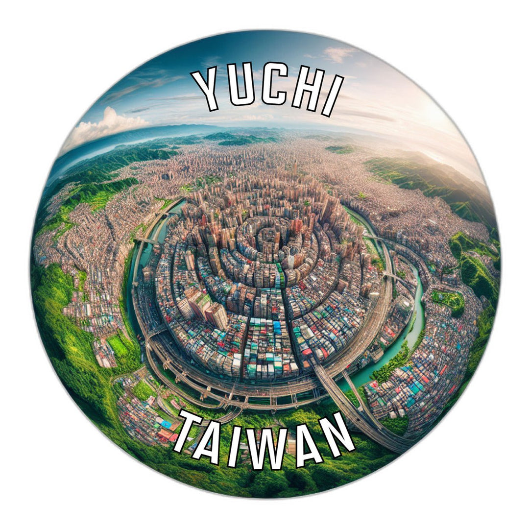 Yuchi Taiwan Souvenir Die Cut Flat Magnet Image 1