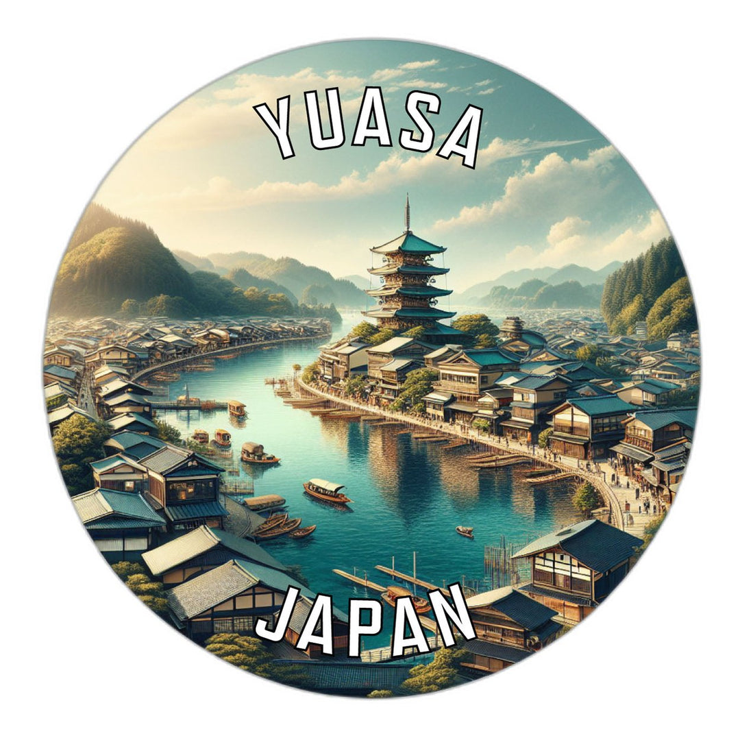 Yuasa Japan Souvenir Die Cut Flat Magnet Image 1