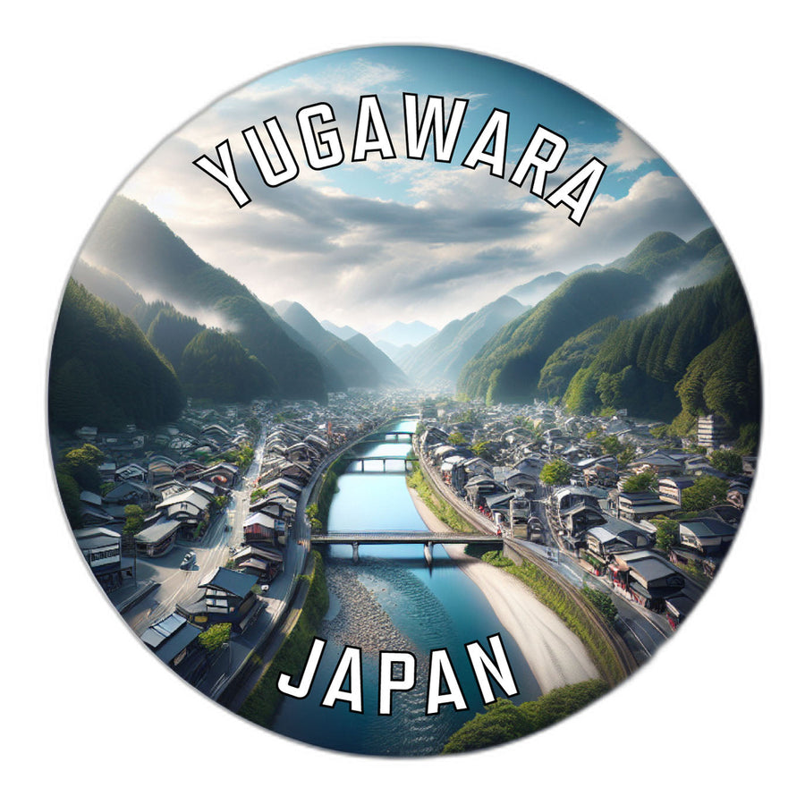 Yugawara Japan Souvenir Die Cut Flat Magnet Image 1