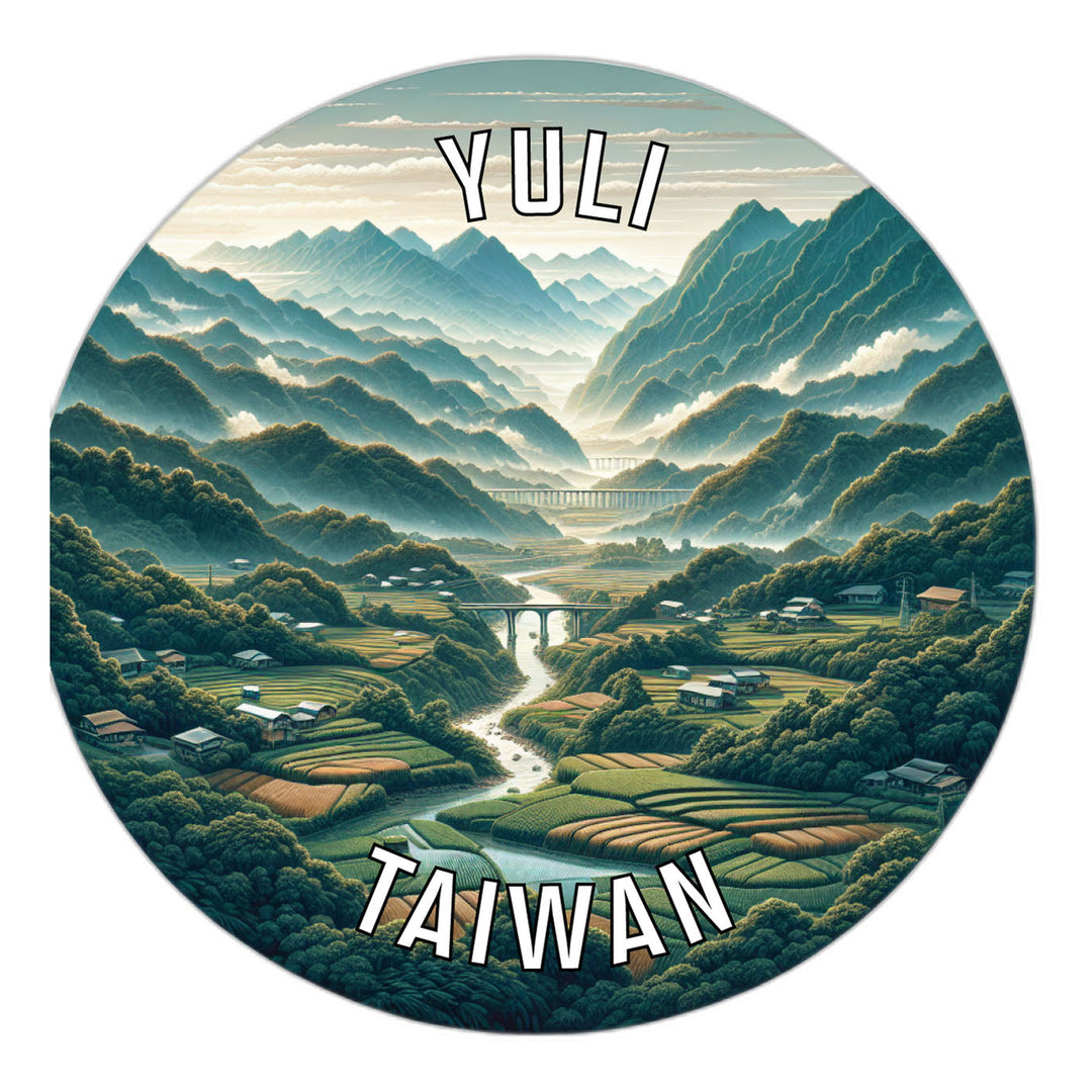 Yuli Taiwan Souvenir Die Cut Flat Magnet Image 1