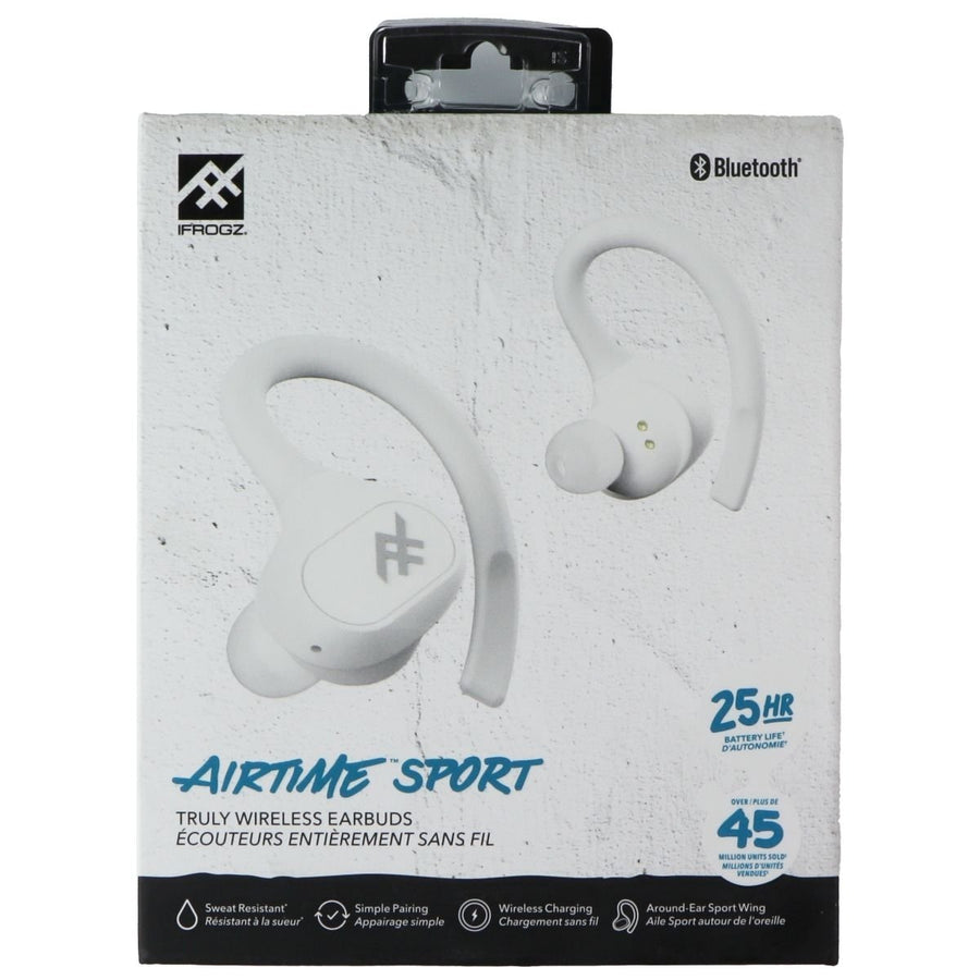 iFrogz Airtime Sport Truly Wireless Earbuds - White Image 1