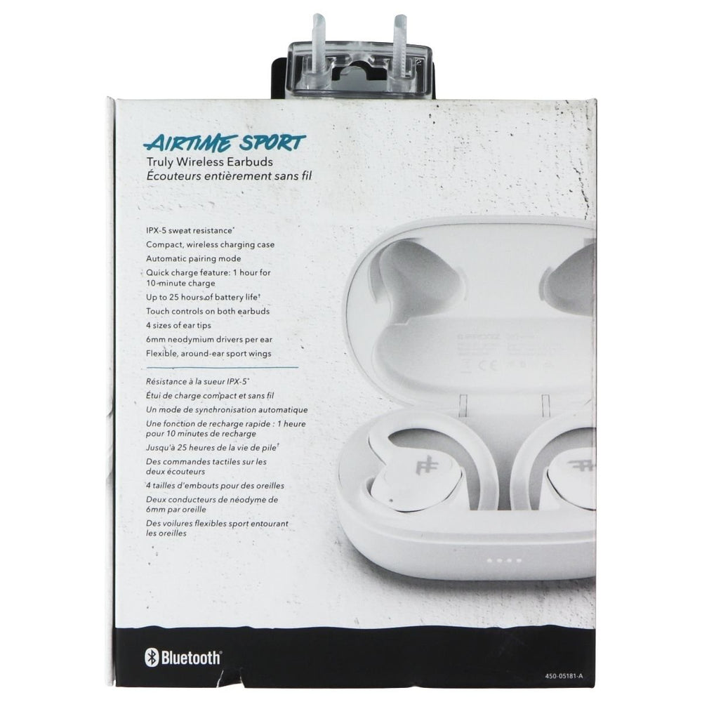 iFrogz Airtime Sport Truly Wireless Earbuds - White Image 2