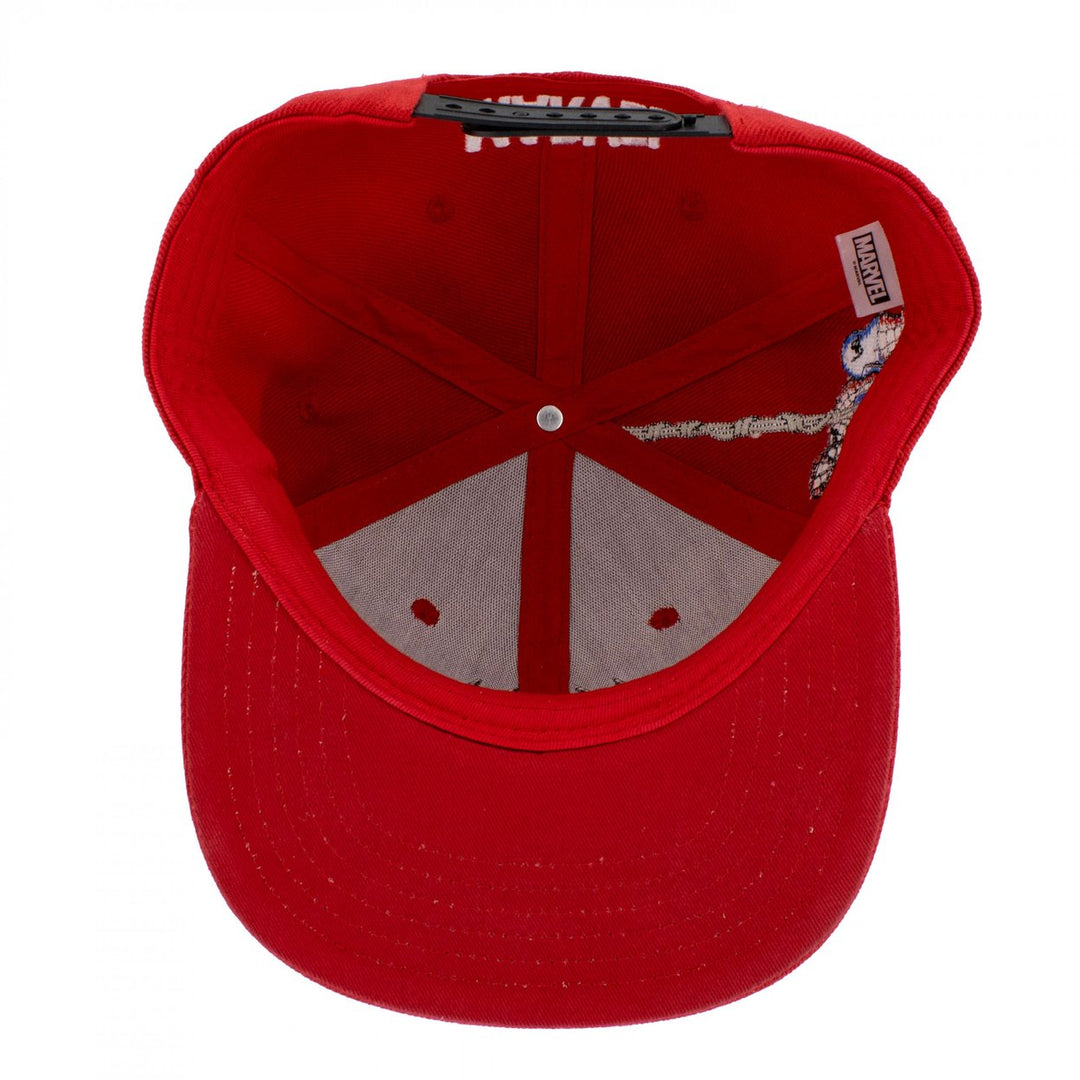 Spider-Man Web Swinging Snapback Hat Image 7