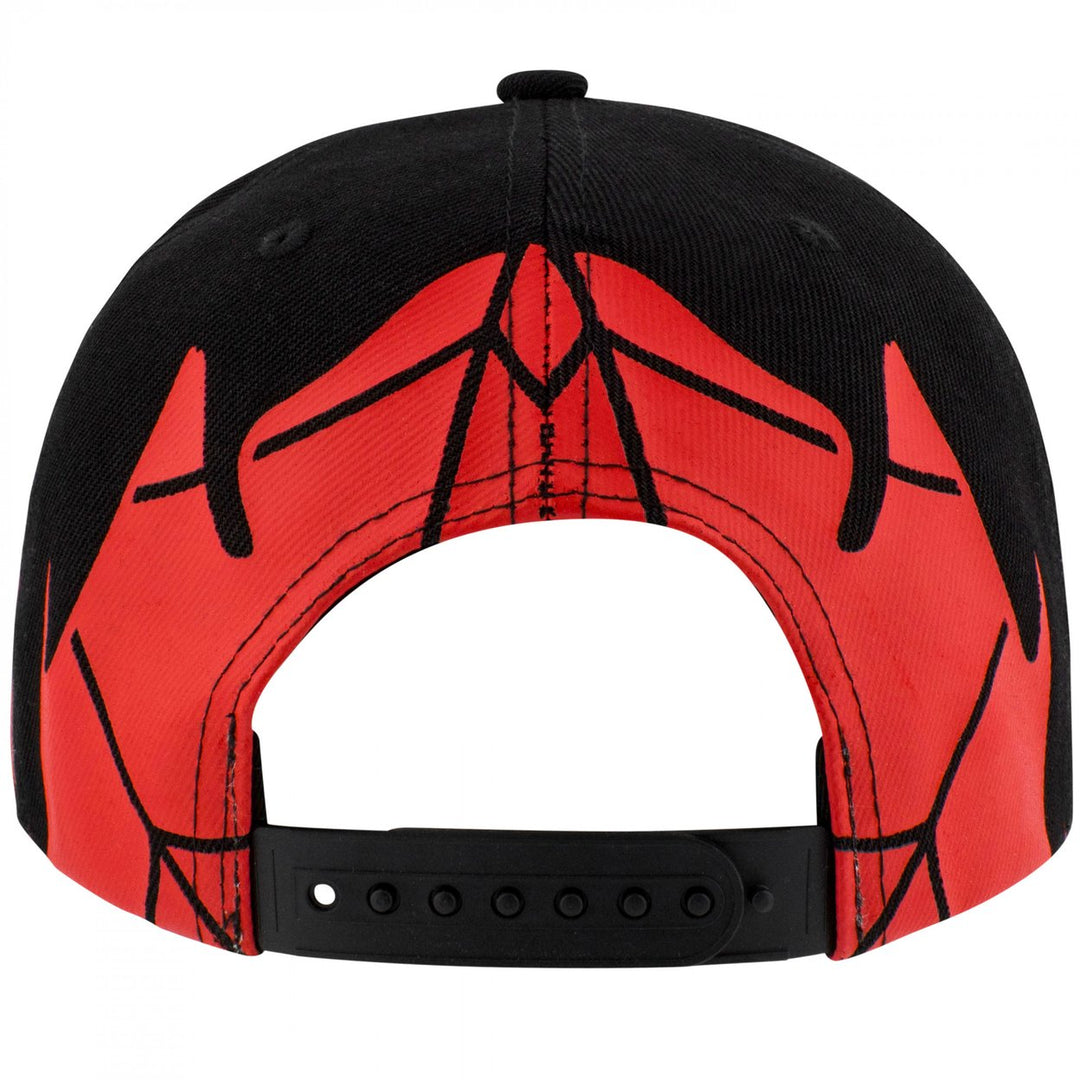 Spider-Man and Venom Takeover Snapback Hat Image 4