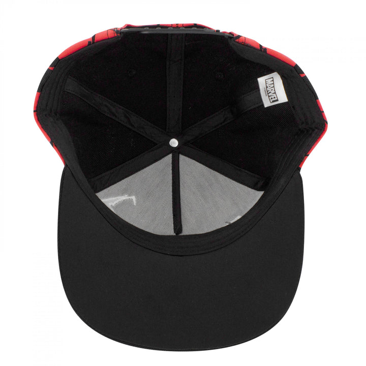 Spider-Man and Venom Takeover Snapback Hat Image 6