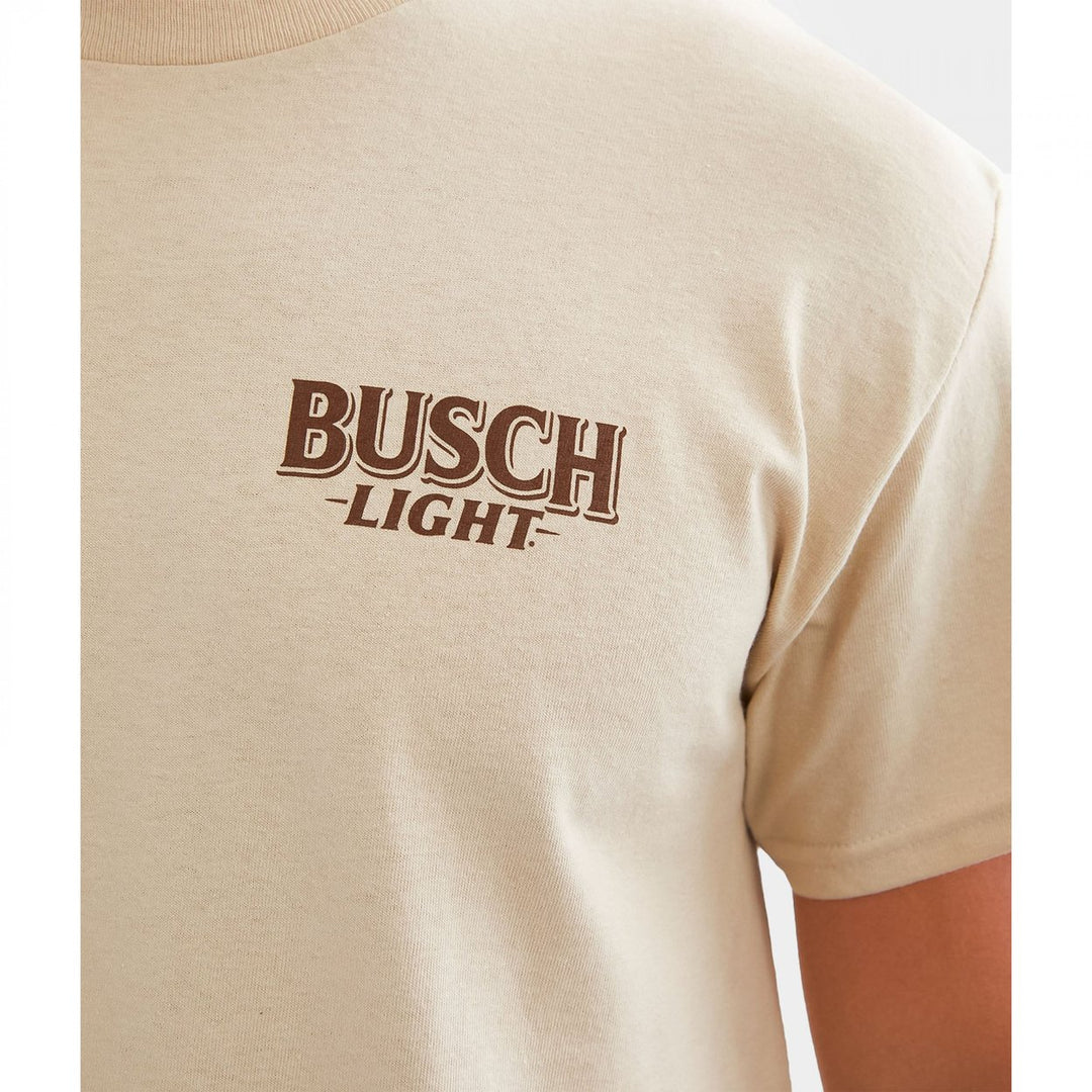 Busch Light Hunting Dog Front and Back Print T-Shirt Image 7