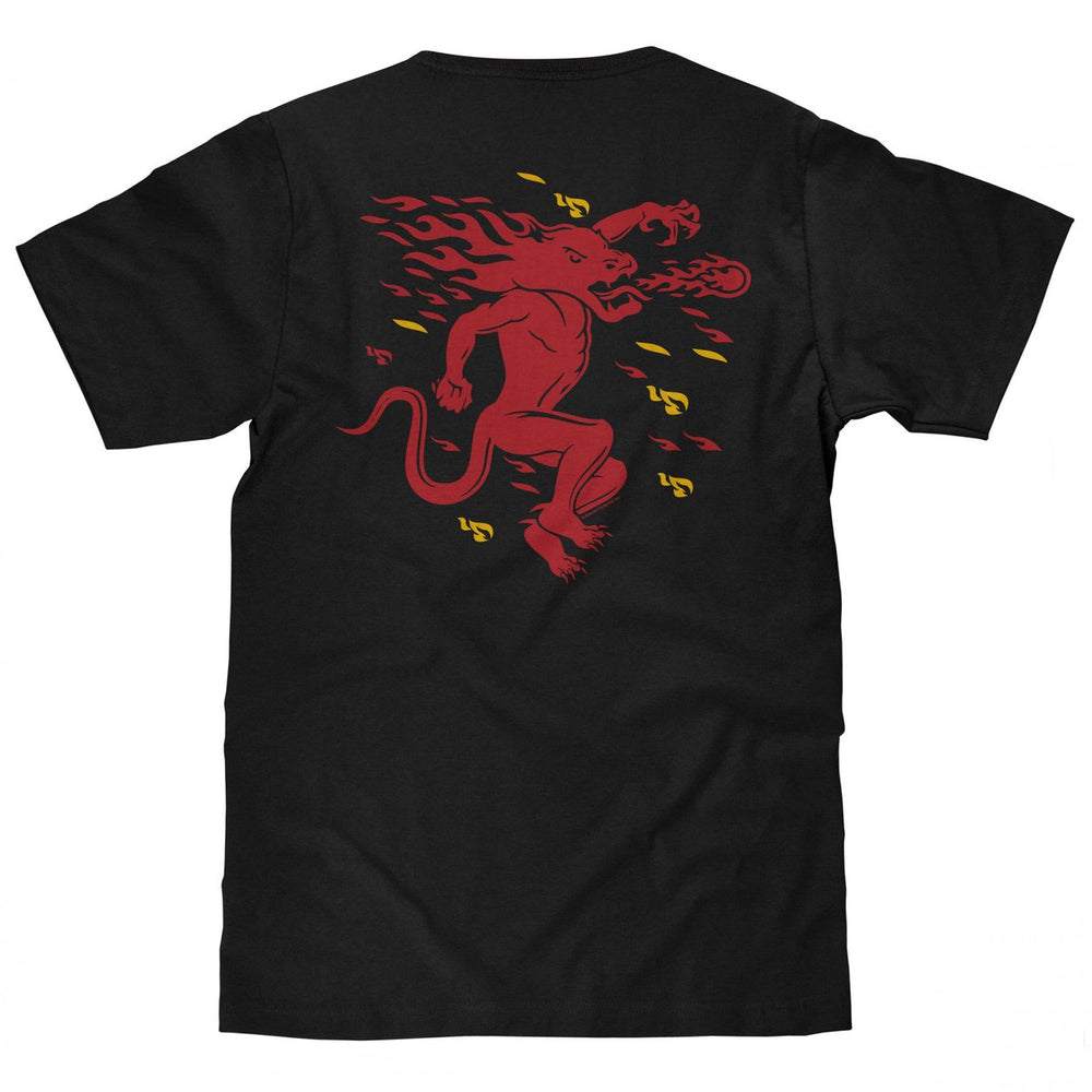 Fireball Whisky Logo Front-Back T-Shirt Image 2