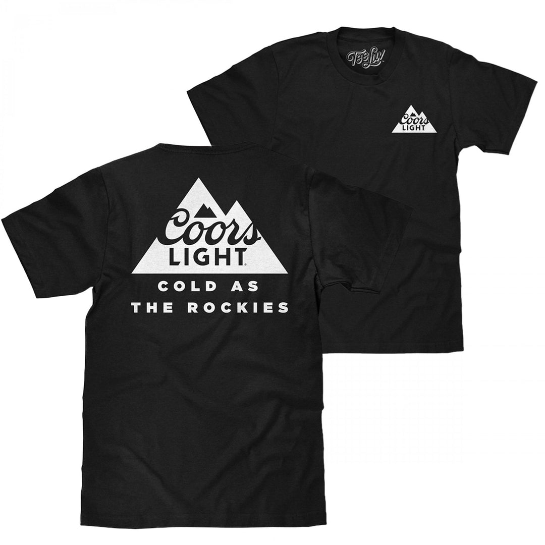 Coors Light Cold as the Rockies Front-Back T-Shirt Image 1