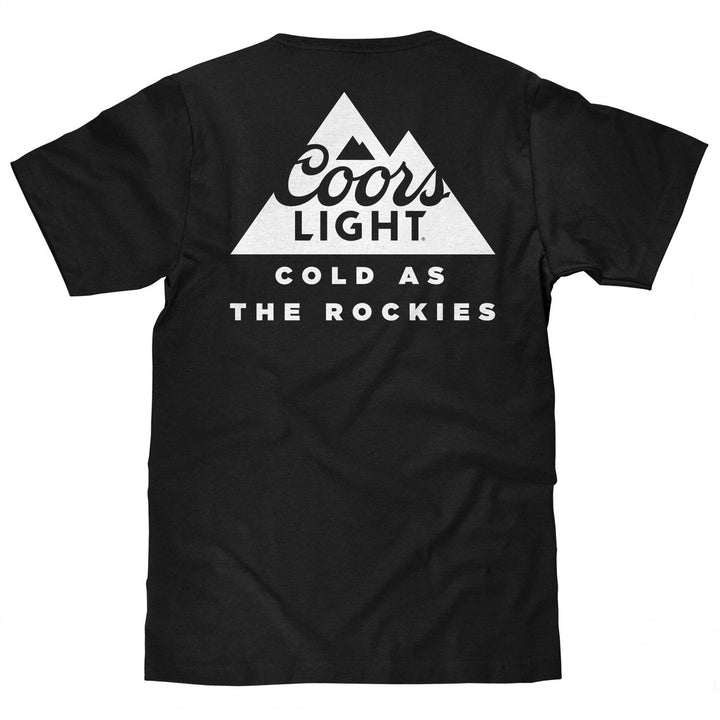 Coors Light Cold as the Rockies Front-Back T-Shirt Image 2