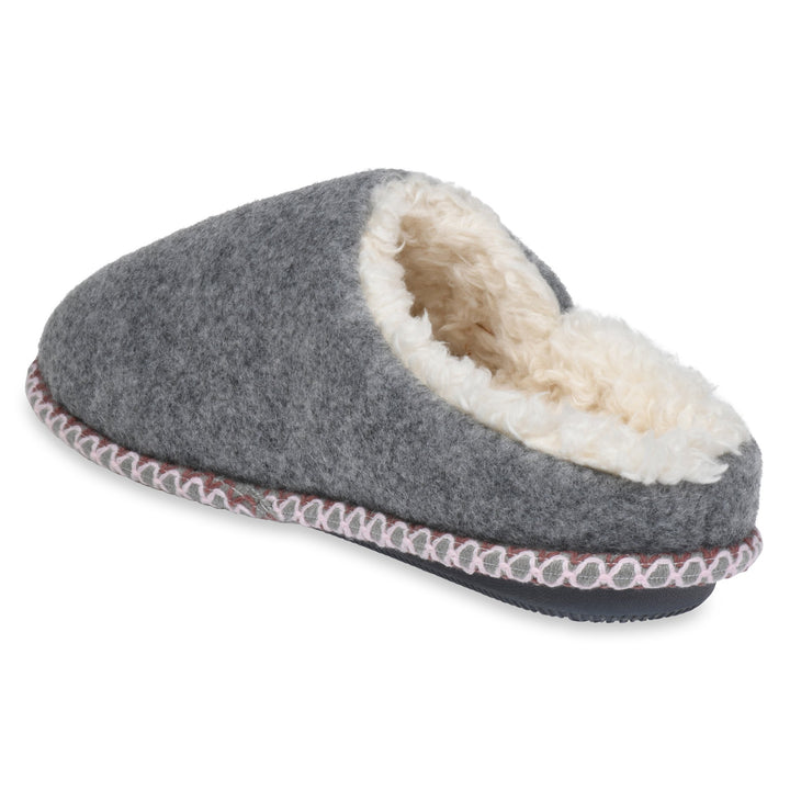 Gaahuu womens faux wool faux shearling lined memory foam clog slipper Image 7