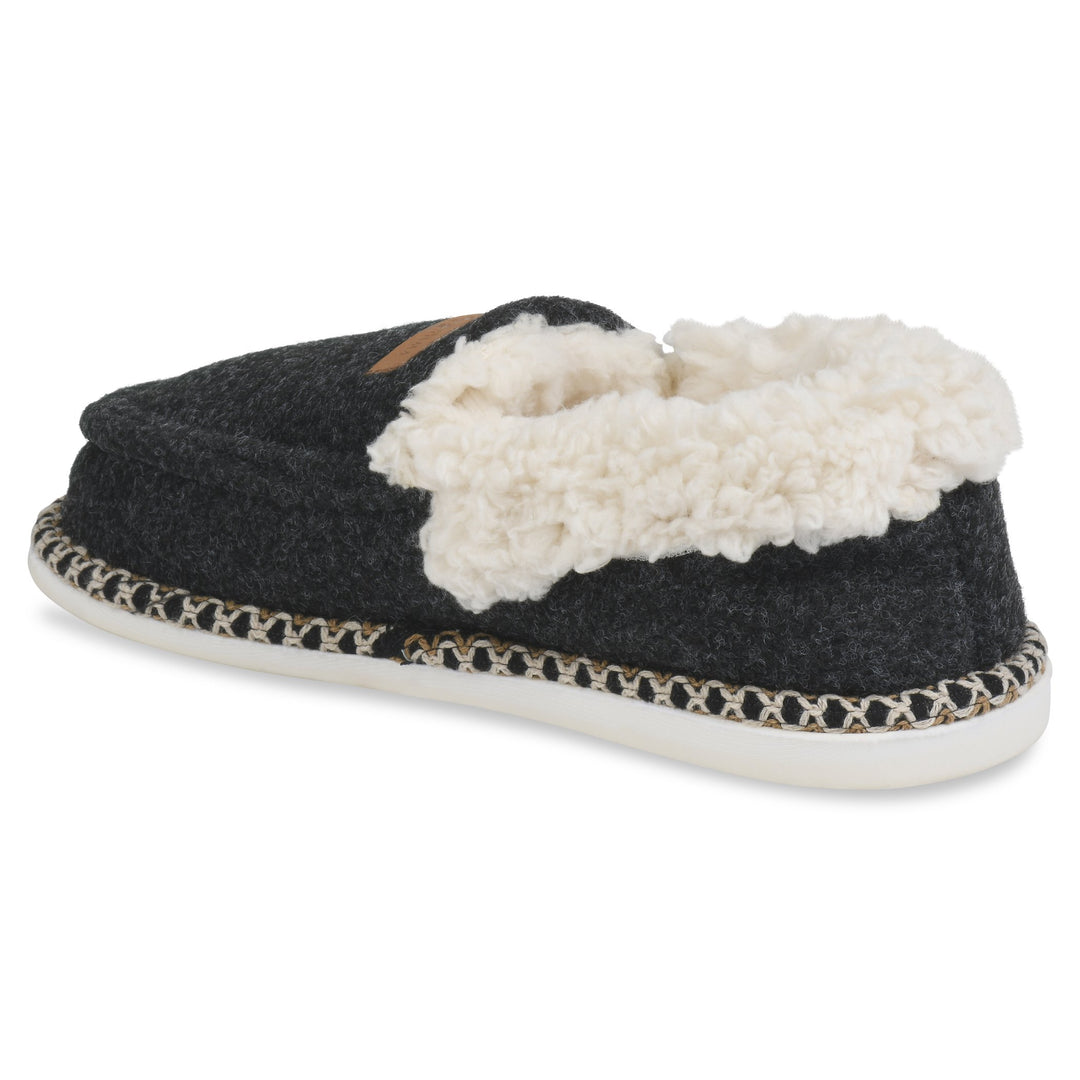 GaaHuu Womens Faux Shearling Lined Memory Foam Mocassin Slippers Indoor Outdoor Image 7