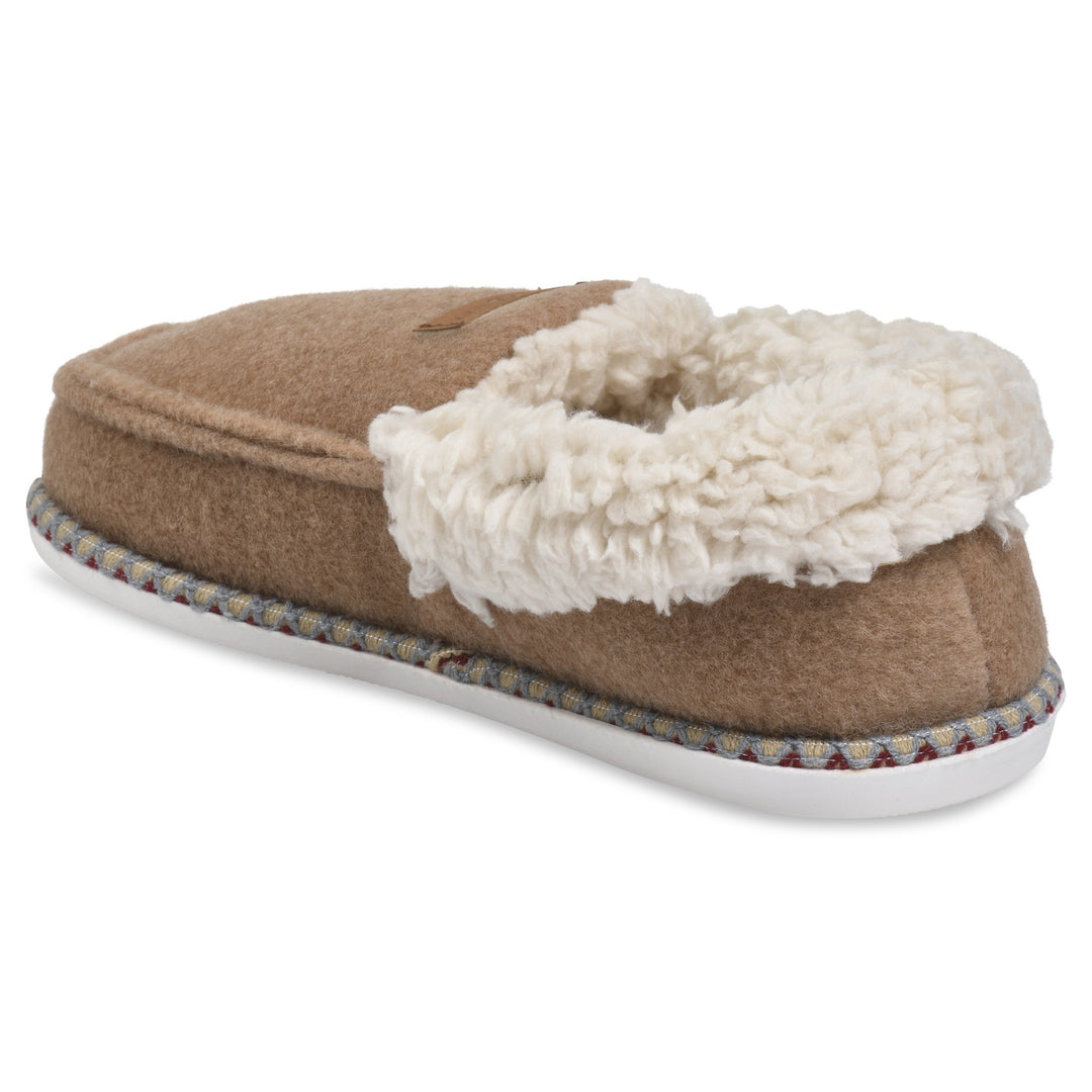 GaaHuu Womens Faux Shearling Lined Memory Foam Mocassin Slippers Indoor Outdoor Image 8