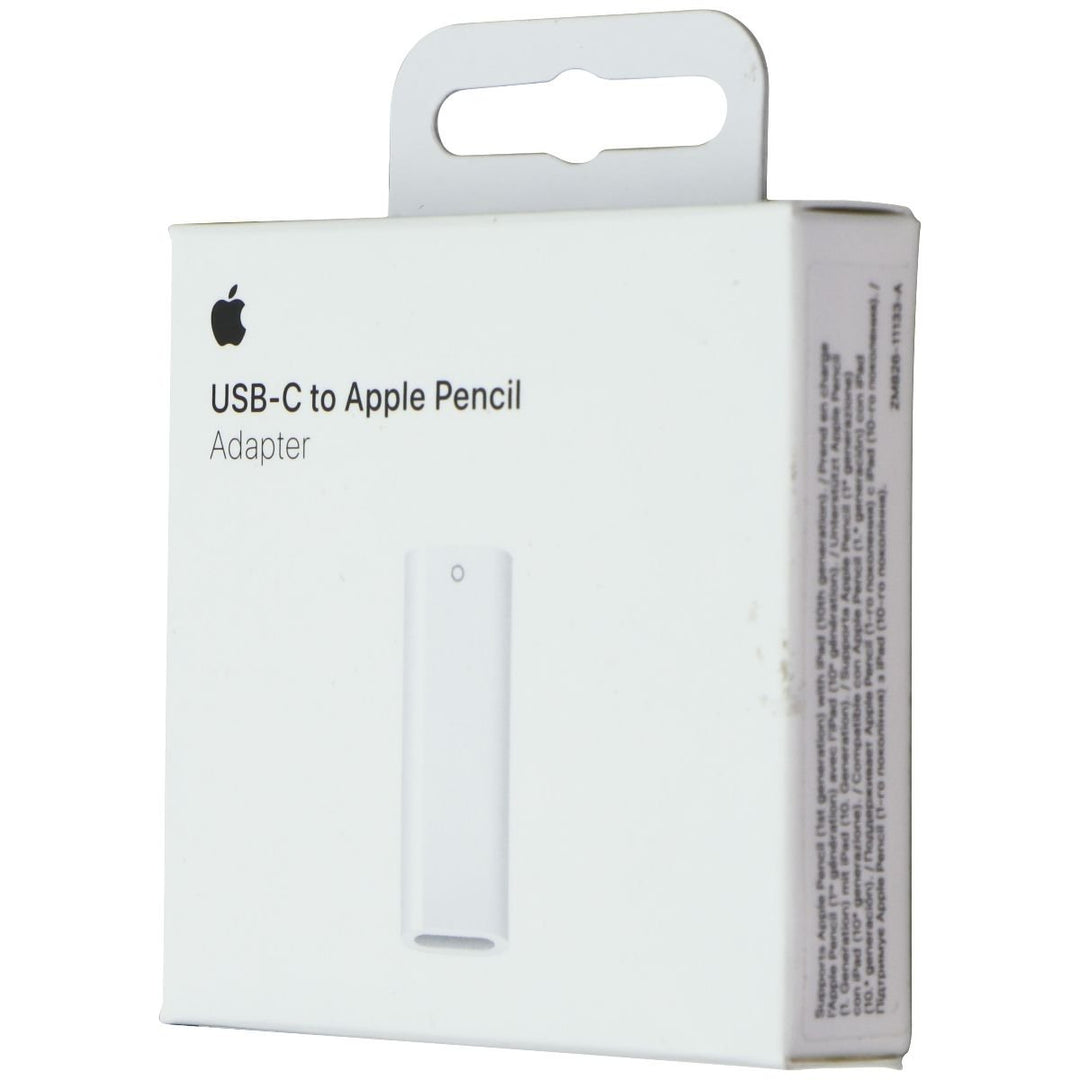 Apple USB-C to Apple Pencil Adapter - White (MQLU3ZM/A) Image 1