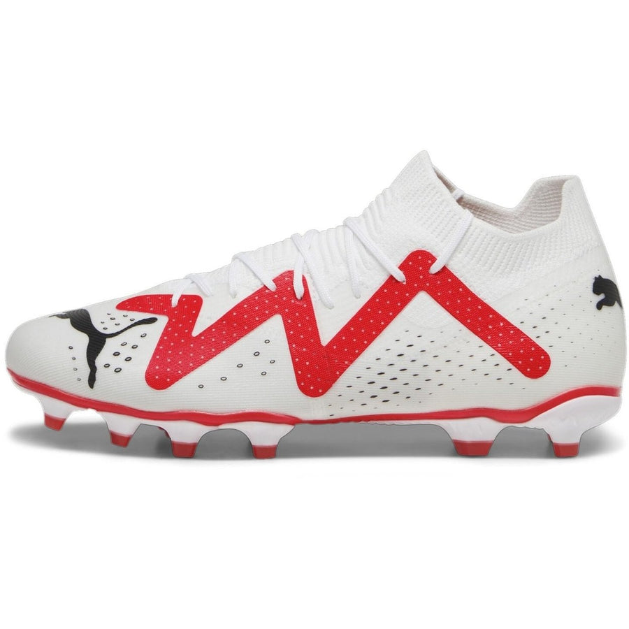 Puma - Mens Future Match Fg/Ag Shoes Color Puma White/Puma Black/Fire Orchid Size: PUMA WHITE-PUMA BLACK-FIRE ORCHID Image 1