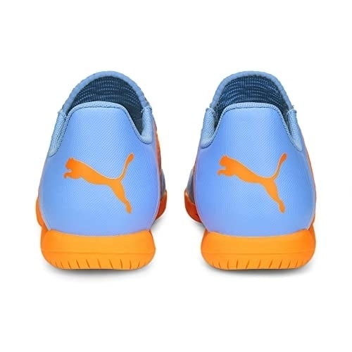 PUMA Future Play Indoor Training (Little Kid/Big Kid) Blue Glimmer/Puma White/Ultra Orange 4.5 Big Kid BLUE GLIMMER-PUMA Image 3