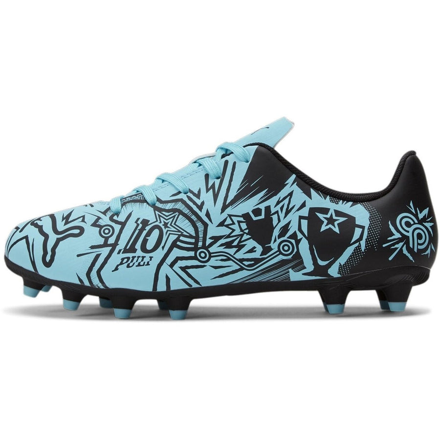 PUMA Kids Boys Cp10 X Tacto Ii Firm GroundAg Soccer Cleats Cleated Firm Ground Turf - Blue HERO BLUE-PUMA BLACK Image 1