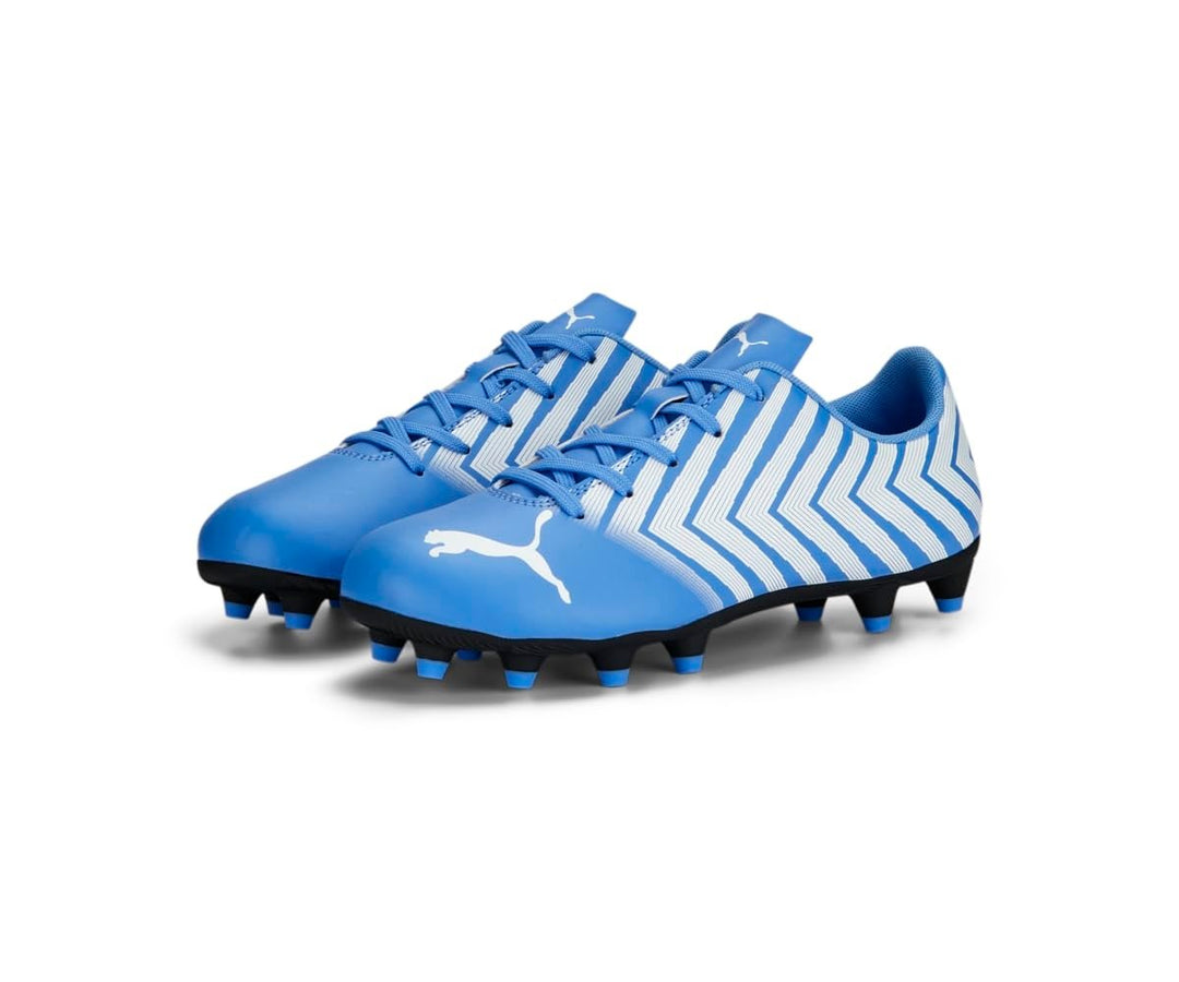 PUMA Tacto II Youth Firm Ground Cleats (us_Footwear_Size_System Big_Kid Men Numeric Medium DUSKY BLUE-PUMA WHITE Image 1