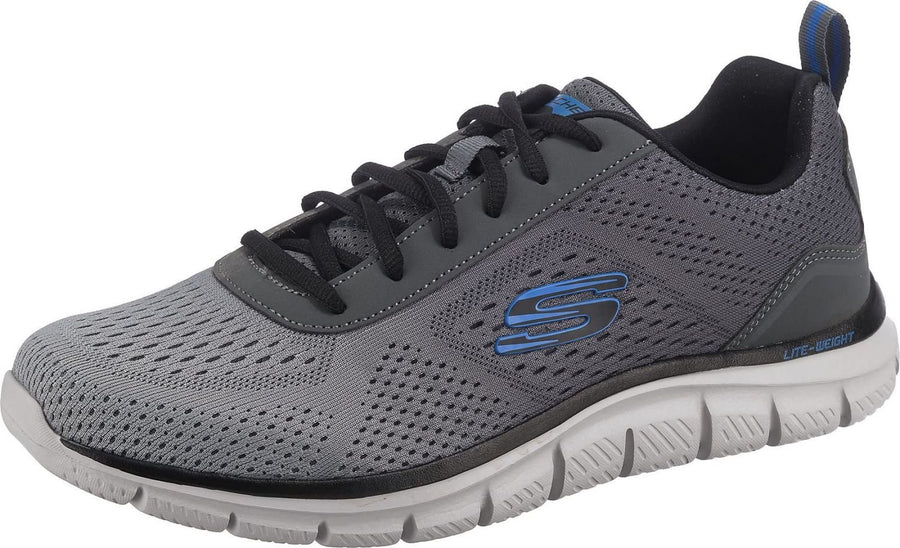 Skechers Mens Track - Ripkent Sneaker Charcoal/Grey CHARCOAL Image 1