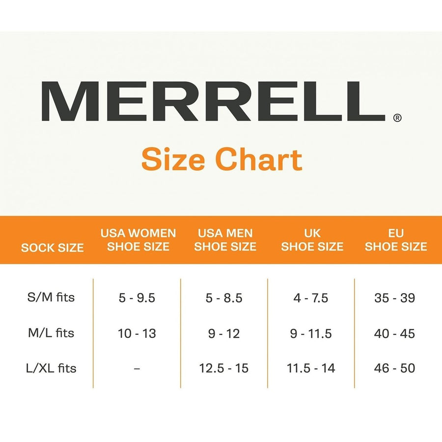 Merrell Unisex-Adults Moab Hiking Mid Cushion Socks-1 Pair Pack-Coolmax Moisture Wicking and Arch Support Crew-White S/M Image 1