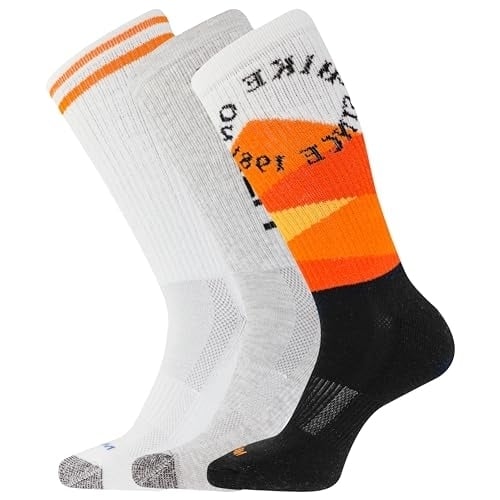 Merrell Unisex-Adults Recycled Everyday Socks-3 Pair Pack-Repreve Mesh Crew-Black Hike On M/L (Mens 9.5-12 / Womens Image 1