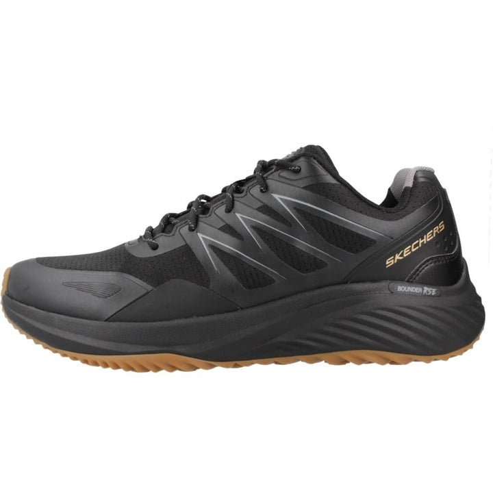 Skechers Mens Sneakers Black 11.5 BLACK/GOLD Image 3