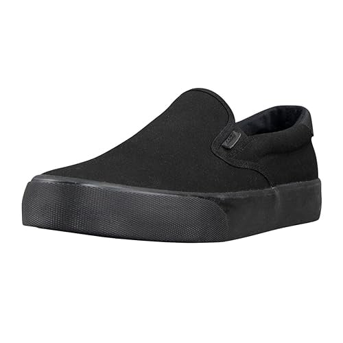 Lugz Clipper Casual Sneakers for Men Slip On Shoes for Men Everyday Men Footwear Black/Black 13 BLACK/BLACK Image 1