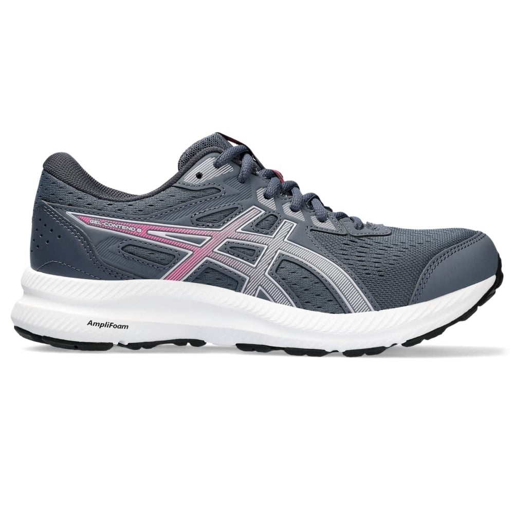 ASICS Womens Gel-Contend 8 Running Shoes 8 Tarmac/Lilac HINT TARMAC/LILAC HINT Image 2