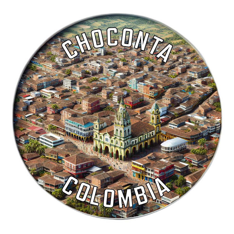 Choconta Colombia Souvenir Vinyl Decal Sticker Image 1