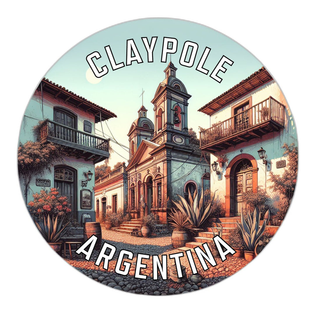 Claypole Argentina Souvenir Vinyl Decal Sticker Image 1