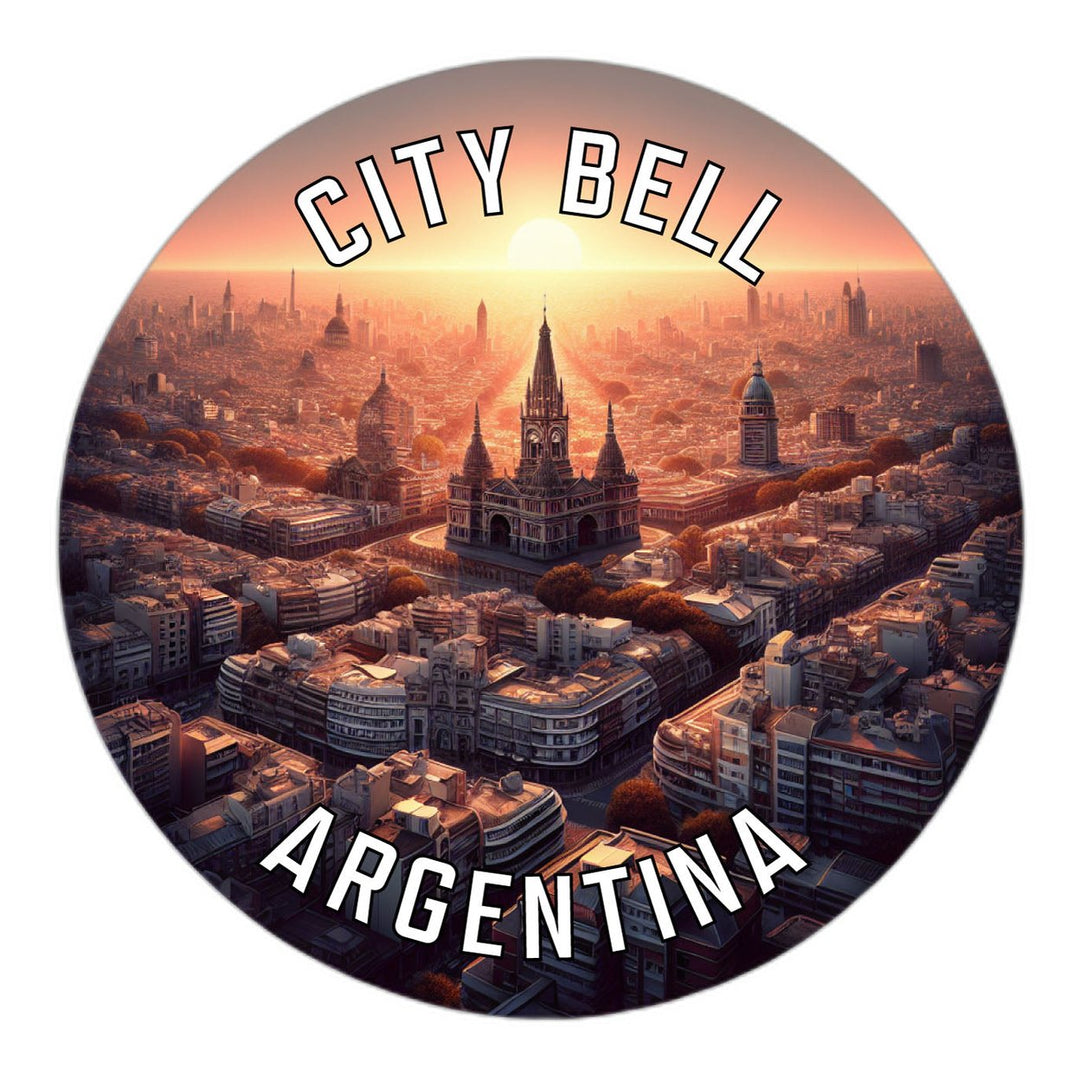 City Bell Argentina Souvenir Vinyl Decal Sticker Image 1