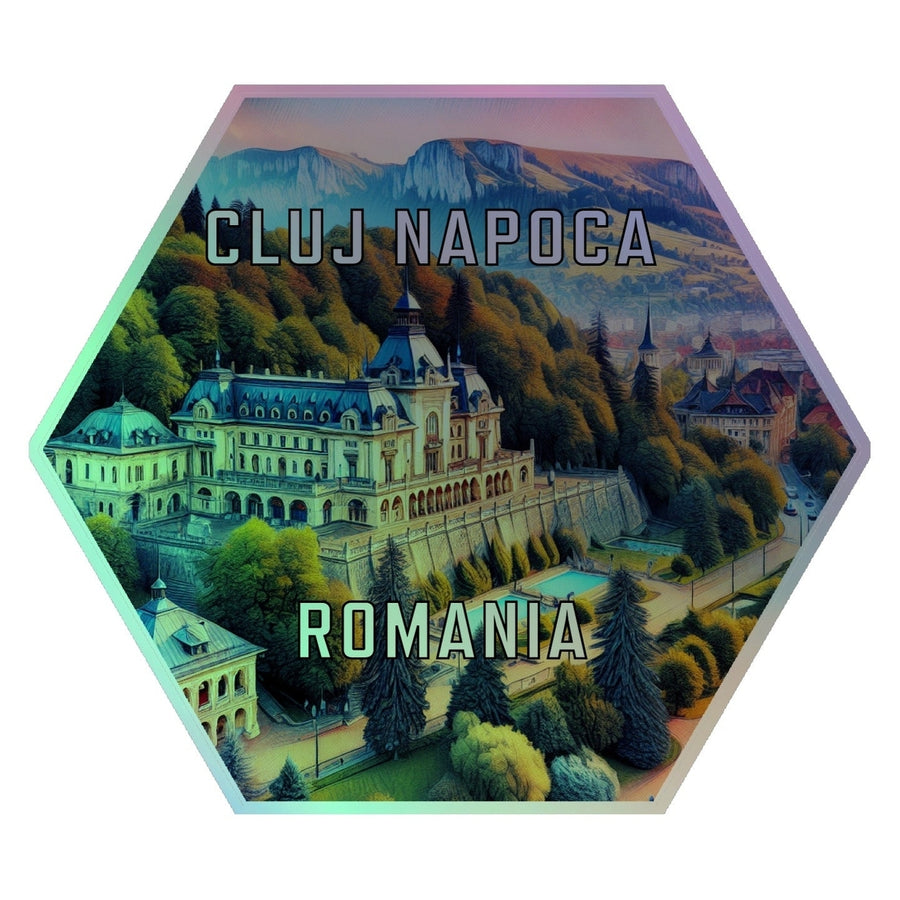 Cluj Napoca Romania Souvenir Vinyl Decal Sticker Image 1