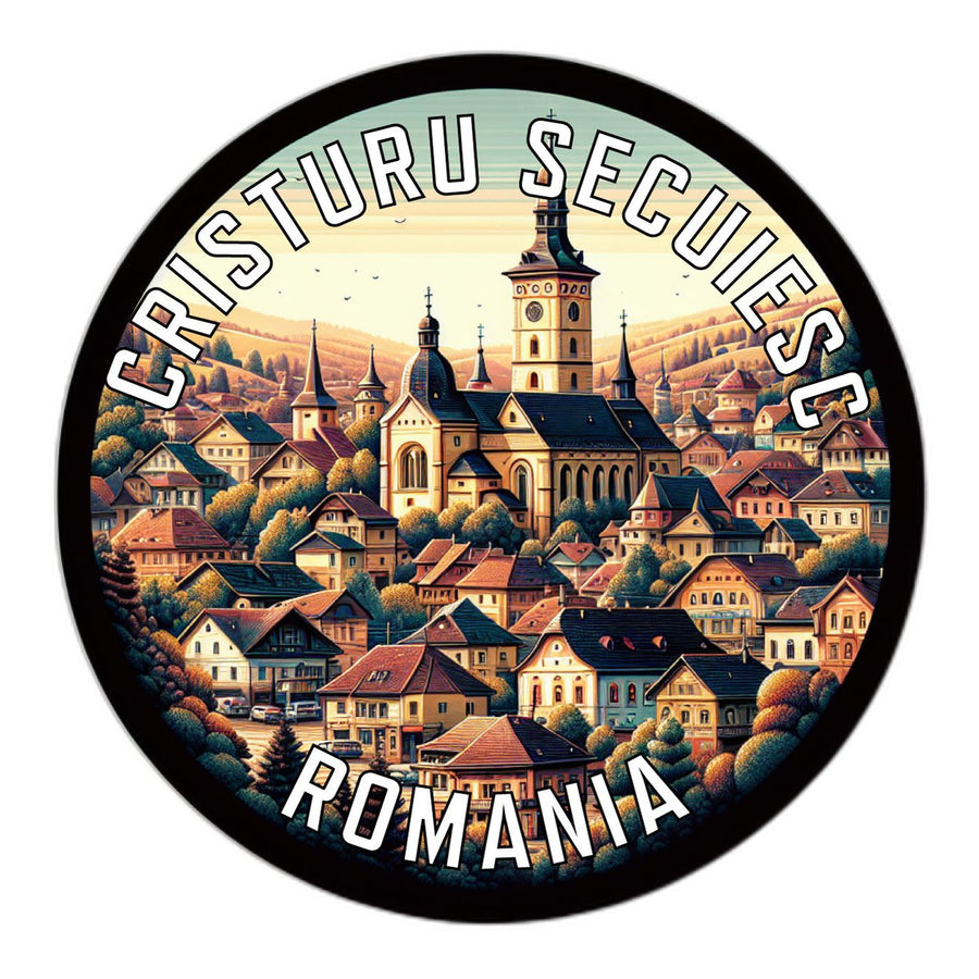 Cristuru Secuiesc Romania Souvenir Vinyl Decal Sticker Image 1