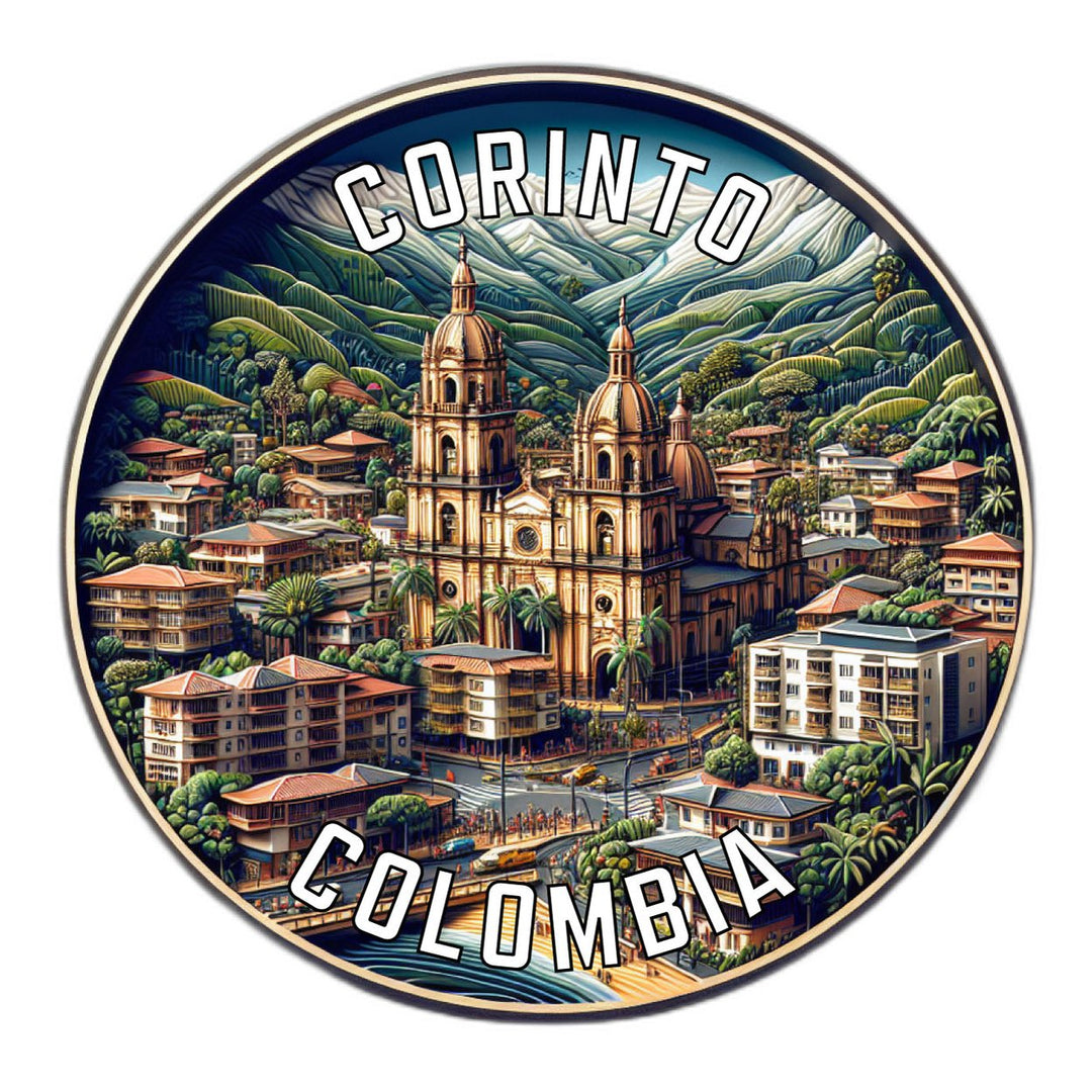 Corinto Colombia Souvenir Vinyl Decal Sticker Image 1