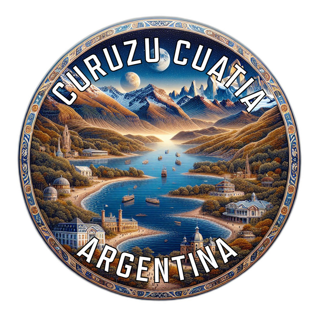 Curuzu Cuatia Argentina Souvenir Vinyl Decal Sticker Image 1