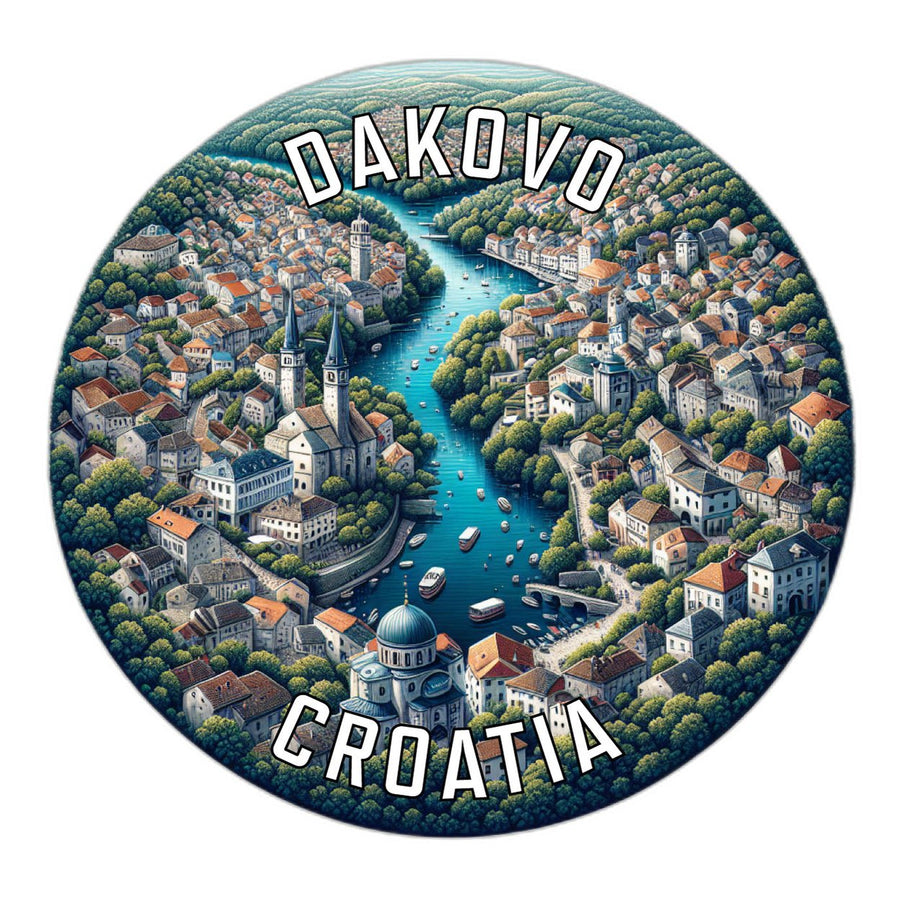 Dakovo Croatia Souvenir Vinyl Decal Sticker Image 1