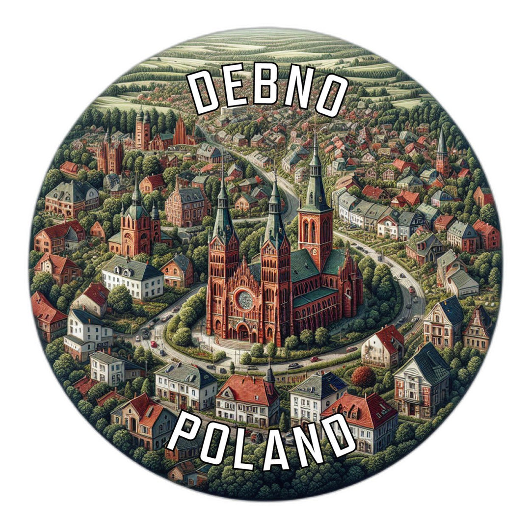 Debno Poland Souvenir Vinyl Decal Sticker Image 1