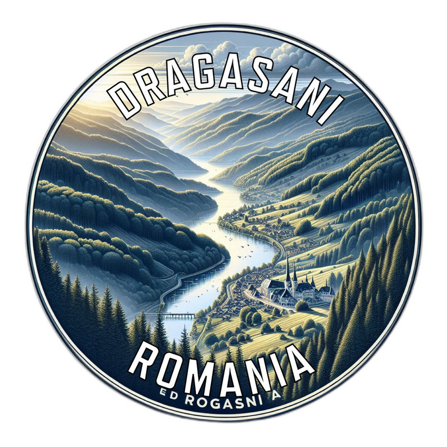 Dragasani Romania Souvenir Vinyl Decal Sticker Image 1