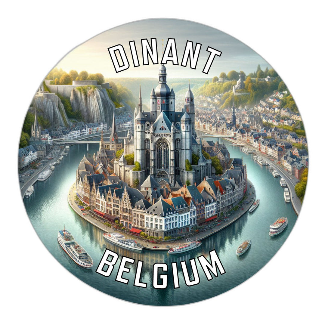 Dinant Belgium Souvenir Vinyl Decal Sticker Image 1