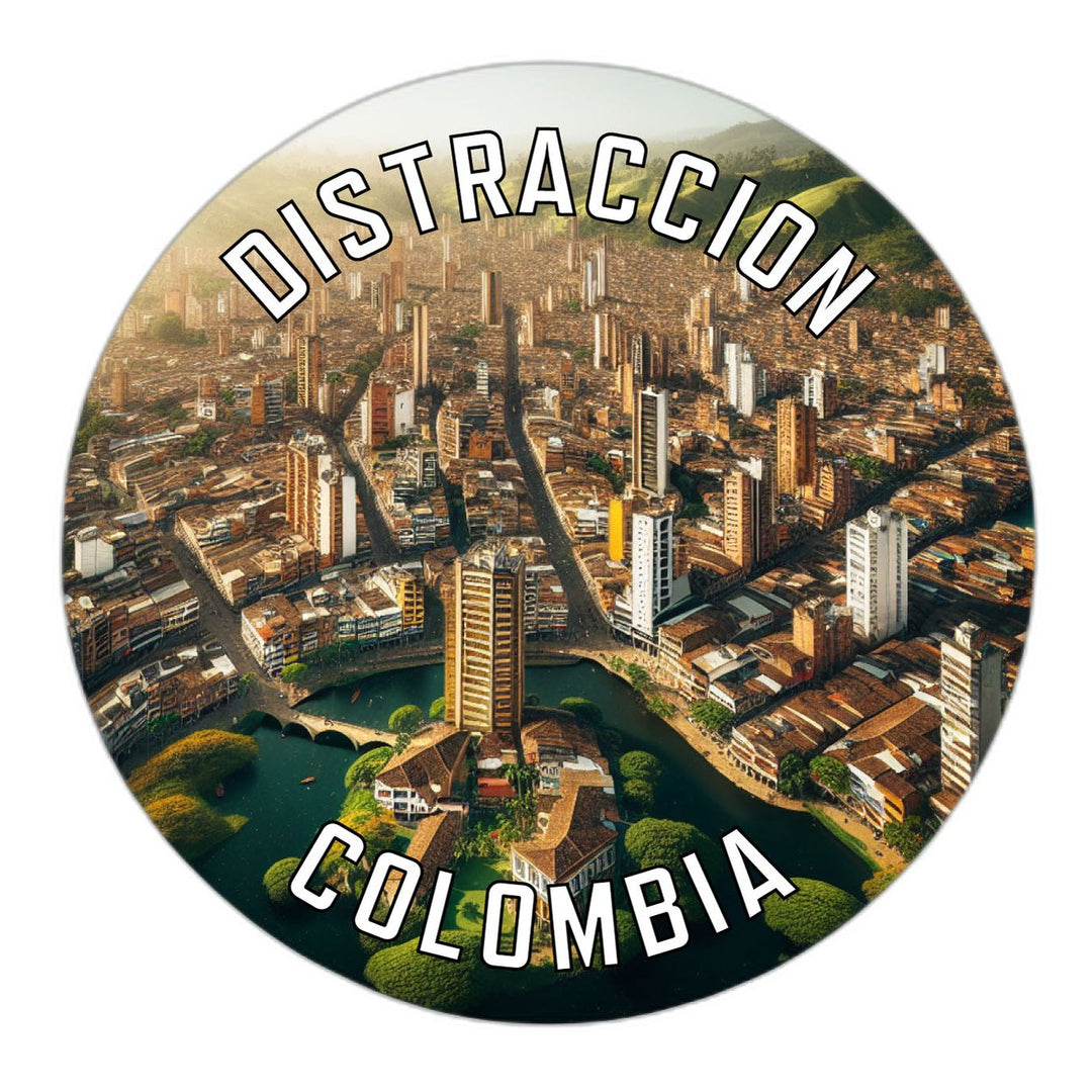 Distraccion Colombia Souvenir Vinyl Decal Sticker Image 1