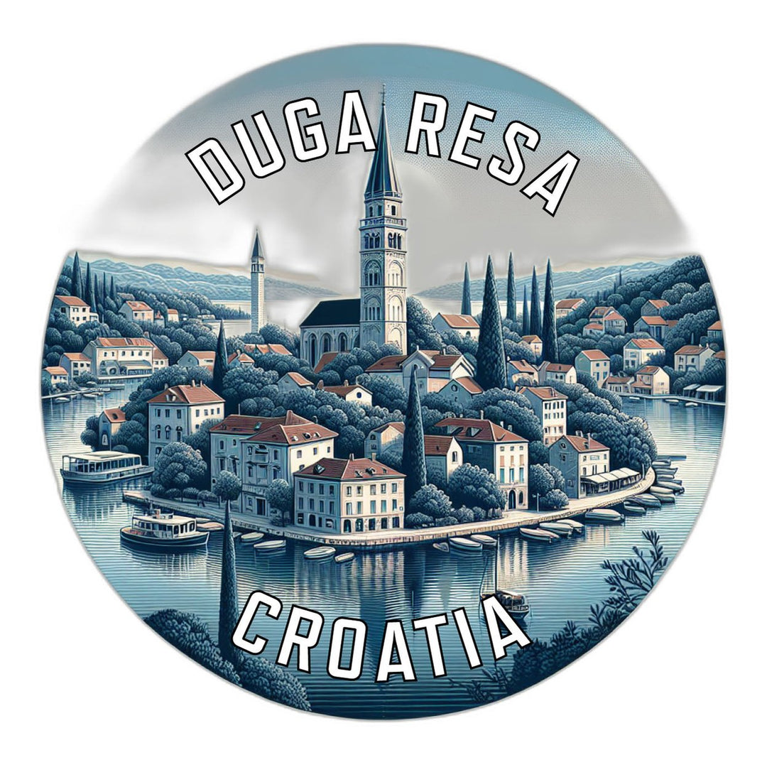 Duga Resa Croatia Souvenir Vinyl Decal Sticker Image 1