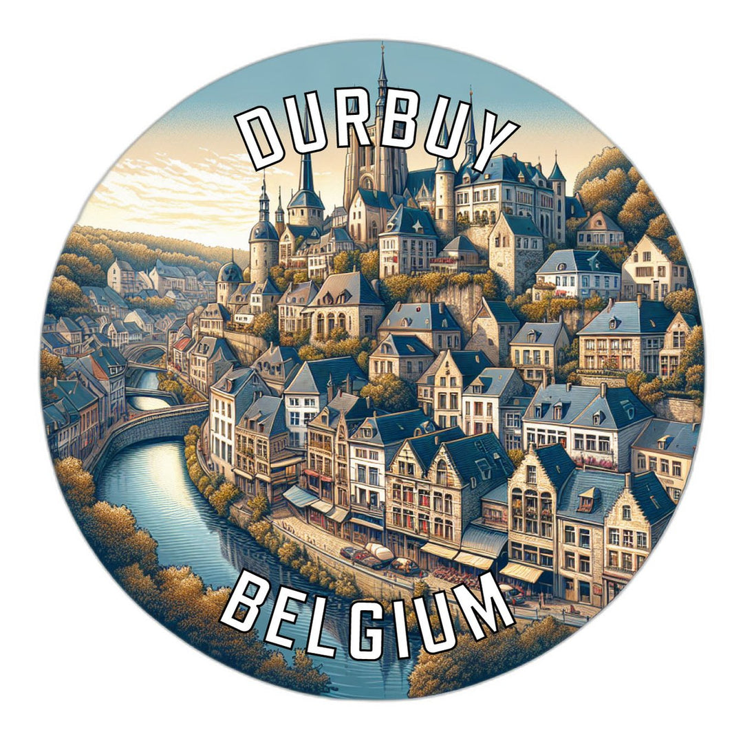 Durbuy Belgium Souvenir Vinyl Decal Sticker Image 1