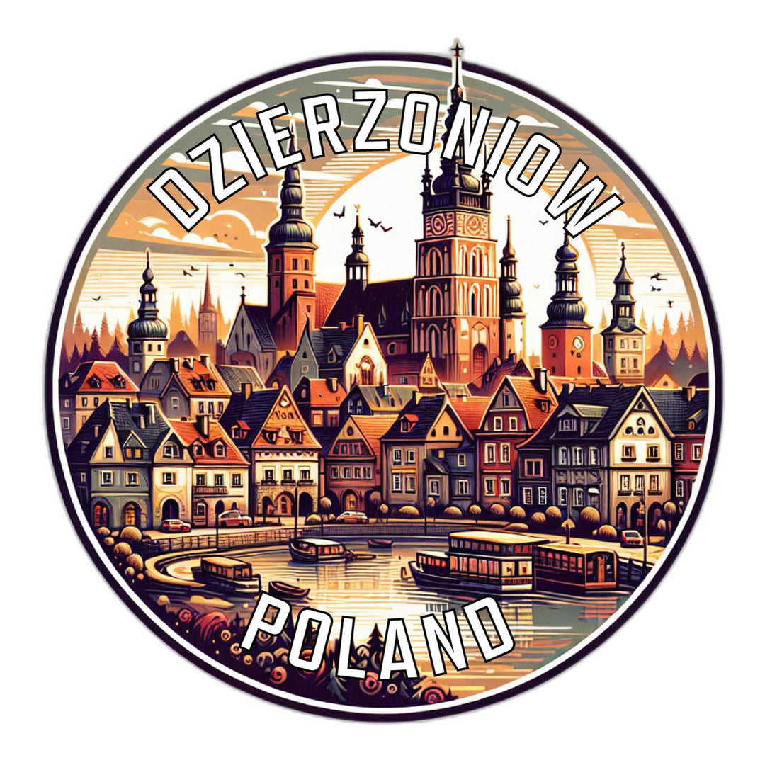 Dzierzoniow Poland Souvenir Vinyl Decal Sticker Image 1